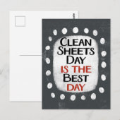 Clean Sheets Day Briefkaart (Voorkant / Achterkant)