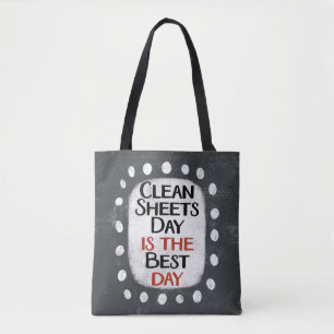 Clean Sheets Day Canvas tas