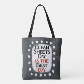 Clean Sheets Day Canvas tas (Achterkant)