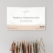 Clean & Simple Business Logo Event Marketing Spandoek