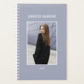 Clean Simple Femmes Photo Blue Grey Personnel (Devant)