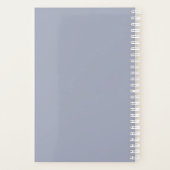 Clean Simple Femmes Photo Blue Grey Personnel (Dos)