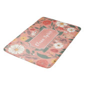 Clean Spirit Bloemen Patroon Badmat (Gekanteld)
