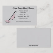 Clean Sweep Maid Services Visitekaartje (Voorkant / Achterkant)
