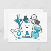 Clean Teeth Gang Briefkaart (Voorkant / Achterkant)