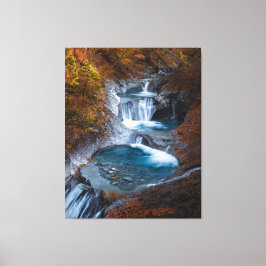 Clean Water Herfst Stream Fantasy Landscape Canvas Afdruk