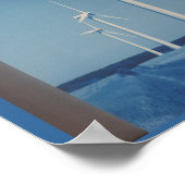 CLEAN Wind Energy Gaint Wheel Fan on Land Mountain Poster (Hoek)