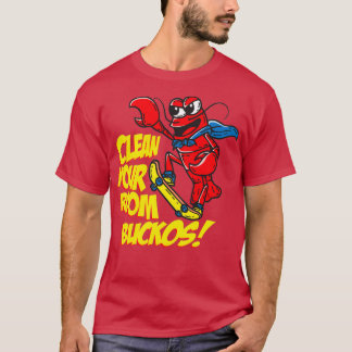 Clean Your Room Bucko JBP Lobster Skateboarding T-shirt