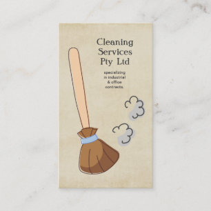Cleaner Cleaner Service Business Profile Card Visitekaartje
