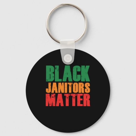 Cleaners voor Black Janitor Matter Cleaners Sleutelhanger (Voorkant)