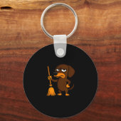 Cleaning Is Just Putting Stuff In Less Obvious Pla Sleutelhanger (Voorkant)