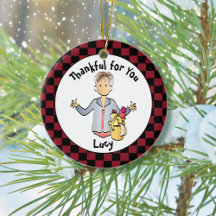 Cleaning Lady Holiday Dank je cadeau