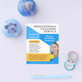 Cleaning Service Business Modern Custom Flyer (Enkel)