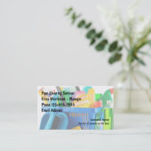 Cleaning Service Professional Visitekaartje (Staand voorkant)