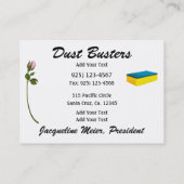 Cleaning Service - SRF Visitekaartje (Achterkant)