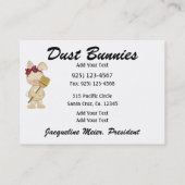 Cleaning Service - SRF Visitekaartje (Achterkant)