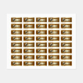 Cleaning Services Maid House Keeping Gold Kantoor Labels (Vel)