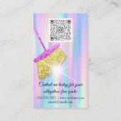 Cleaning Services OfficeHouse QRCode Logo Visitekaartje (Achterkant)