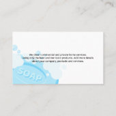 Cleaning Services | Soap Bubbles | Maid Visitekaartje (Achterkant)