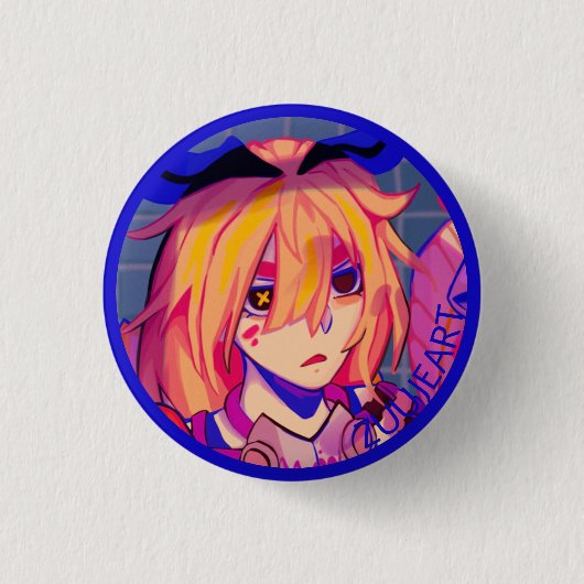 Cleanup girl Button (Voorkant)