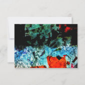 Clear abstract invitation.Ordinary recycle texture Kaart (Voorkant)