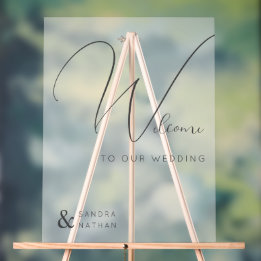 Clear Chic Bienvenue à notre signature Mariage