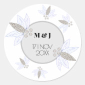 Clear Corporate Flora Ronde Sticker (Voorkant)