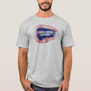 Clear Creek Canyon Colorado klimmende karabijnhaak T-shirt