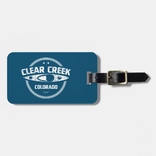 Clear Creek, Colorado Bagagelabel (Voorkant horizontaal)