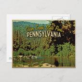 Clear Creek Pennsylvania Briefkaart (Voorkant / Achterkant)
