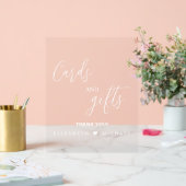 Clear Glass Look Acryl bruiloft teken met namen, Acryl Bord (Huwelijk)