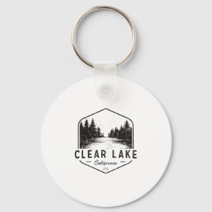 Clear Lake California Buiten Activiteiten Vintage  Sleutelhanger