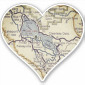 Clear Lake California Sticker (Voorkant)