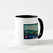 Clear Lake Pear Crate LabelLake County, CA Mok (Voorkant rechts)