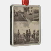 Clear Lake, Waseca, Minnesota Metalen Ornament (Rechts)