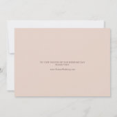 Clear Mountain Country Elopement Aankondiging (Achterkant)