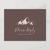 Clear Mountain Country Menu Choix Carte postale RS (Devant)