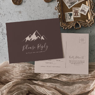 Clear Mountain Country Menu Choix Carte postale RS
