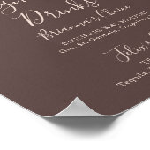 Clear Mountain Country Signature Drinks Bord Poster (Hoek)