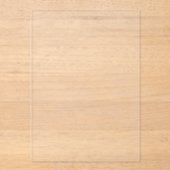 Clear Plastic 5 "x7" Blank Trouwtafel Nummer Acryl Uitnodigingen (Voorkant)