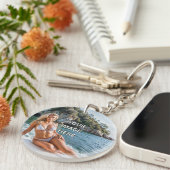 CLEAR ! 🔑 Porte-clés en acrylique – Ajouter une i (Devant Droit)