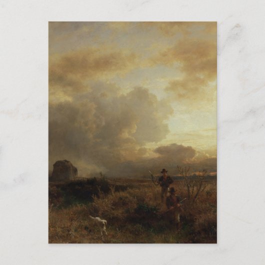 Clearing Thunderstorm in het platteland, 1857 Briefkaart (Voorkant)