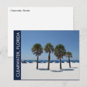 Clearwater Beach FL Briefkaart (Voorkant / Achterkant)