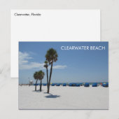 Clearwater Beach FL Briefkaart (Voorkant / Achterkant)