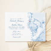 Clearwater Beach FL Élégant Mariage de carte bleue