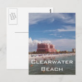 Clearwater Beach Florida Ansichtkaart Briefkaart (Voorkant / Achterkant)