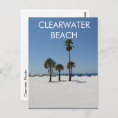 Clearwater Beach Florida Briefkaart (Voorkant / Achterkant)