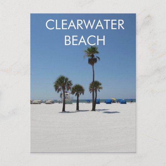 Clearwater Beach Florida Briefkaart (Voorkant)