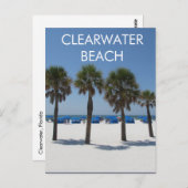 Clearwater Beach Florida Briefkaart (Voorkant / Achterkant)