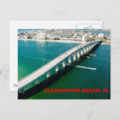 CLEARWATER BEACH FLORIDA BRIEFKAART (Voorkant / Achterkant)